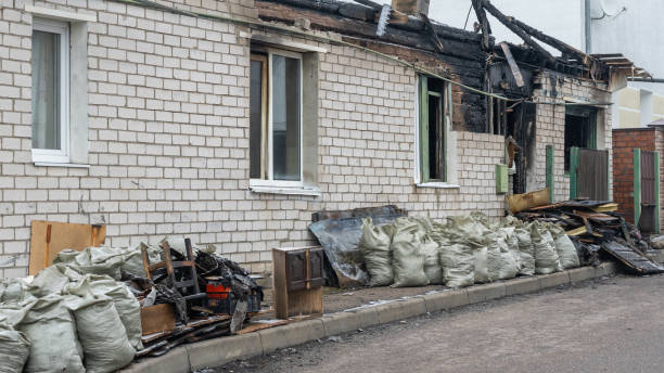 Professional Smoke Damage Removal technician working in Bowie, TX